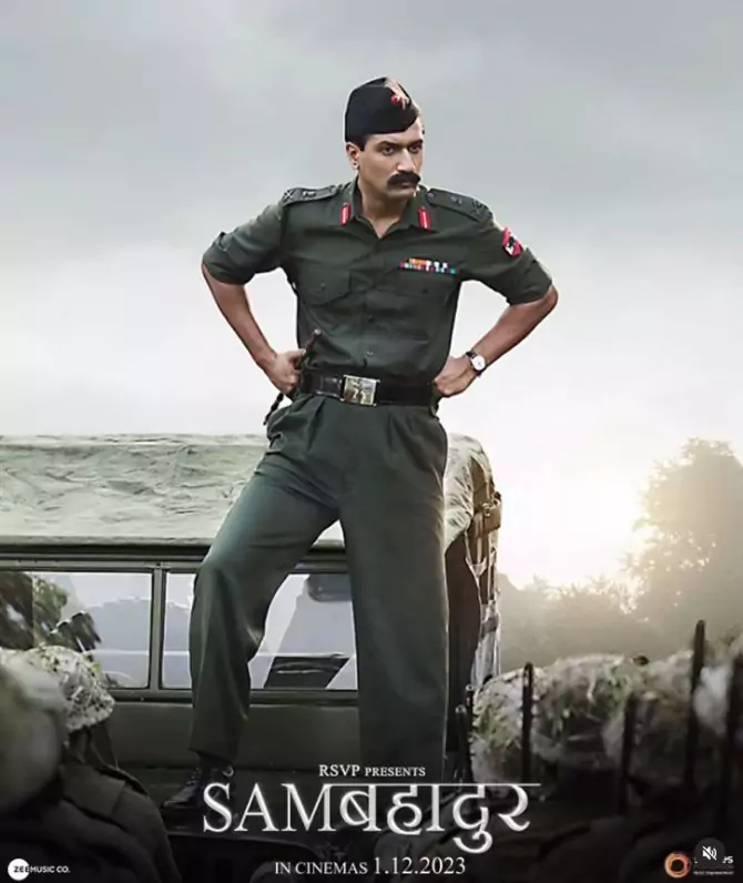 sam bahadur (2023) Movie Poster